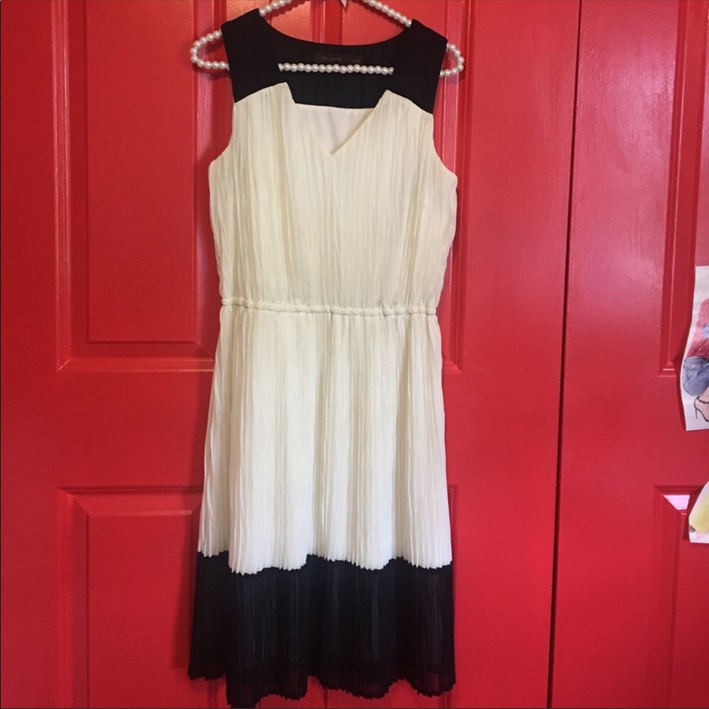 The Limited Colorblock Pleated Dress